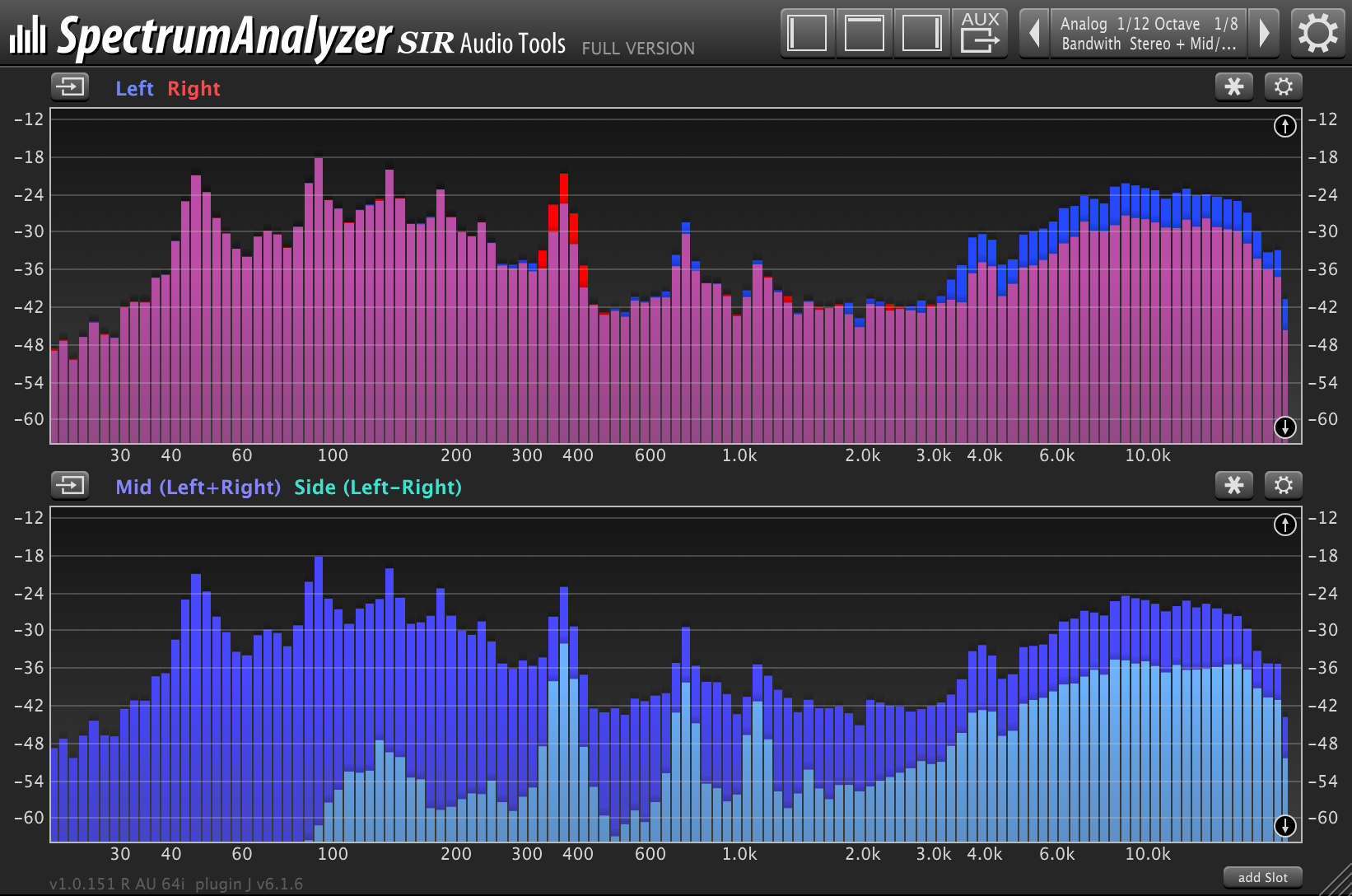 SpectrumAnalyzer screenshot 1