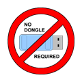 No Dongle required